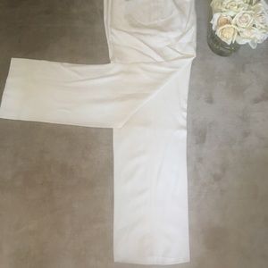 Silky off white slacks